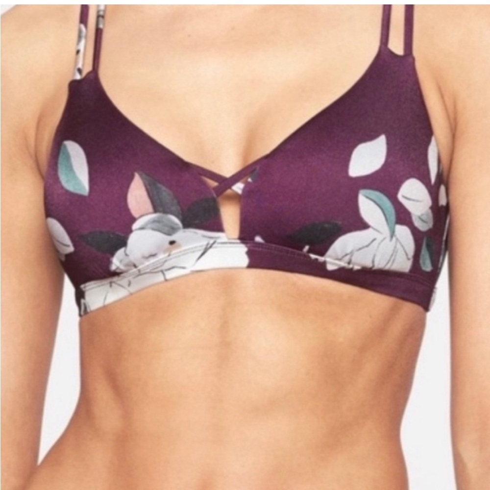 Athleta aqualuxe floradora strappy bikini